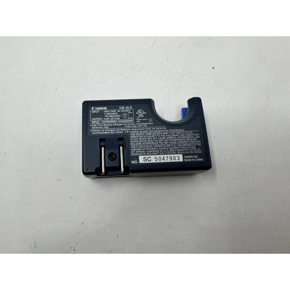 Canon Camera Battery Charger CB-2LS Power Shot S100 S200 S300 S400 S410 S500